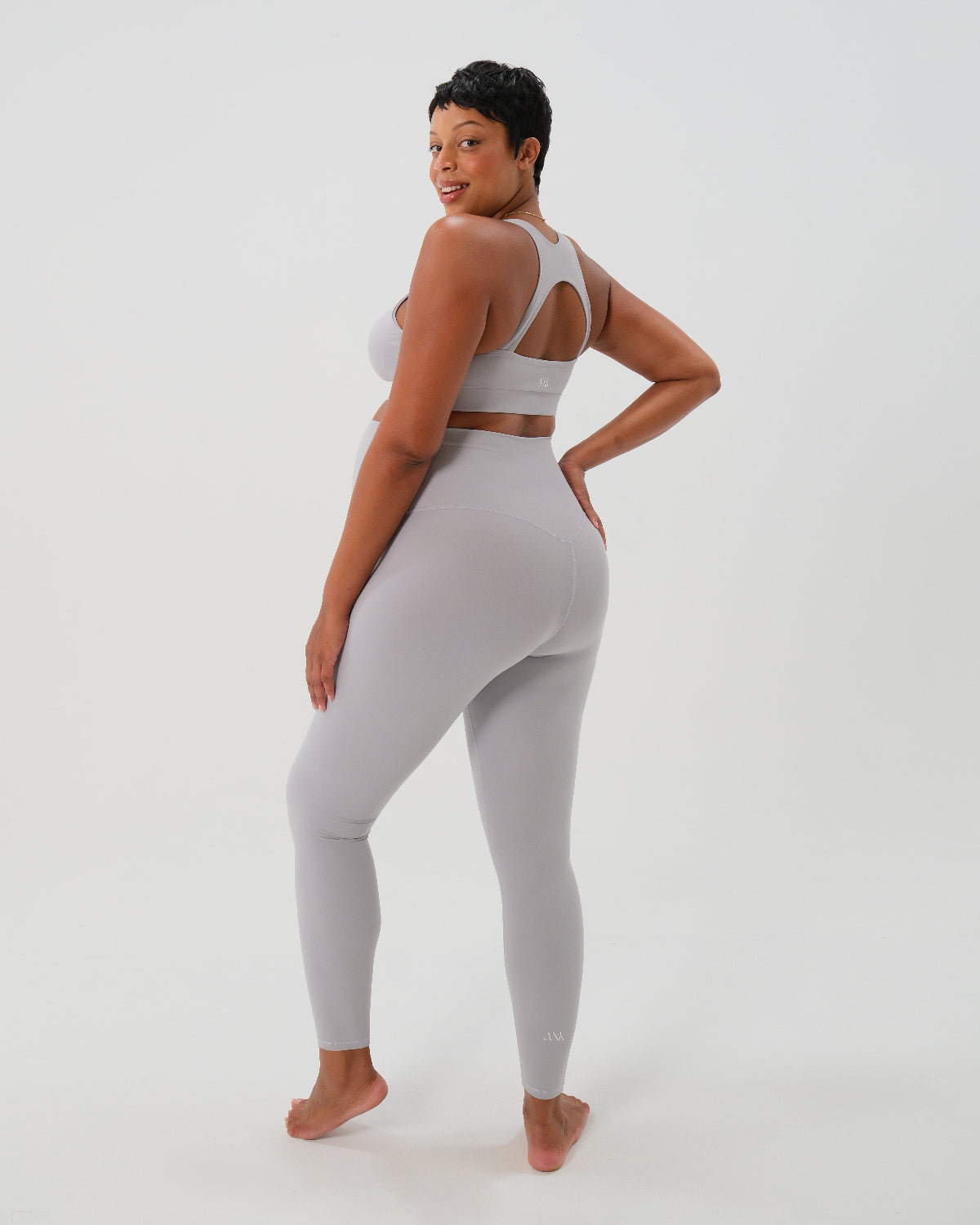 AXK CORE Classic Maternity Legging - Light Gray