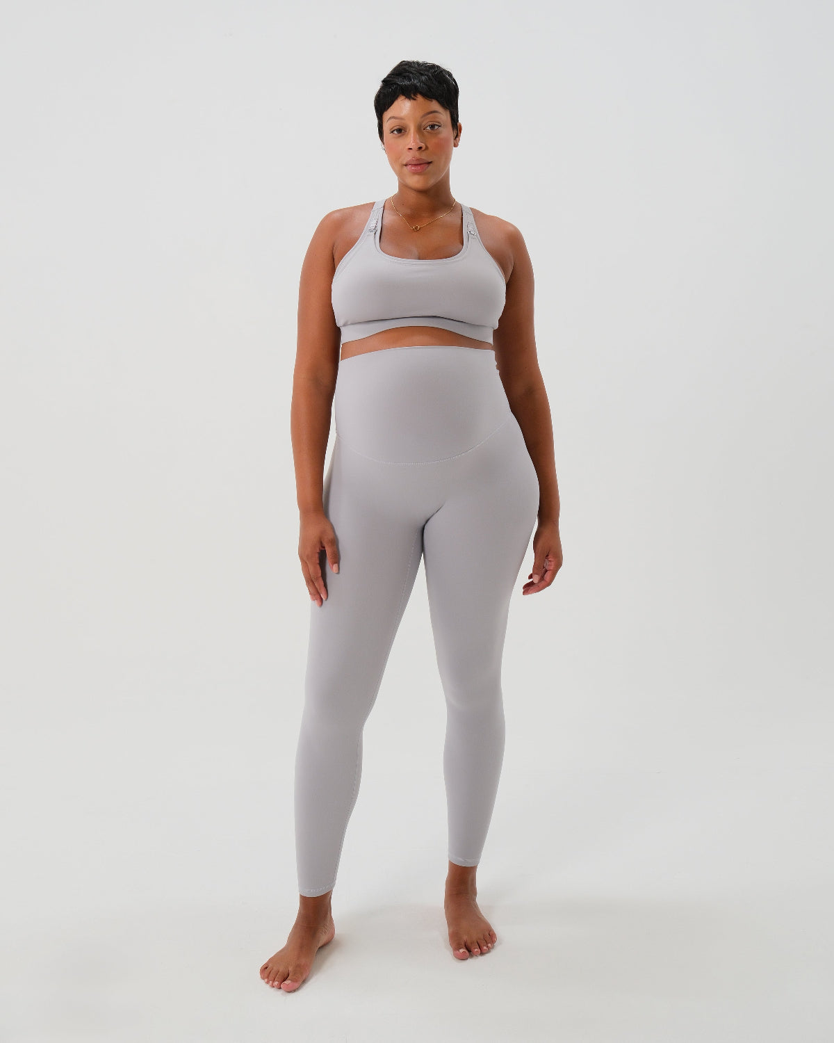 AXK CORE Classic Maternity Legging - Light Gray