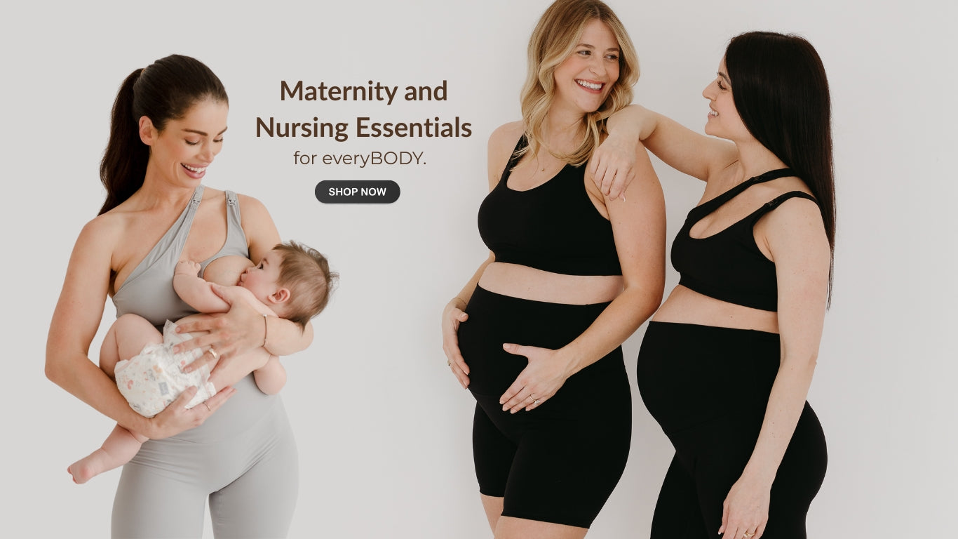 AXK offers premium maternity leggings and bike shorts and maternity and nursing bras for pregnancy workouts, athleisure, streetwear, and at-home comfort. We offer plus size maternity and petite and tall friendly styles. 