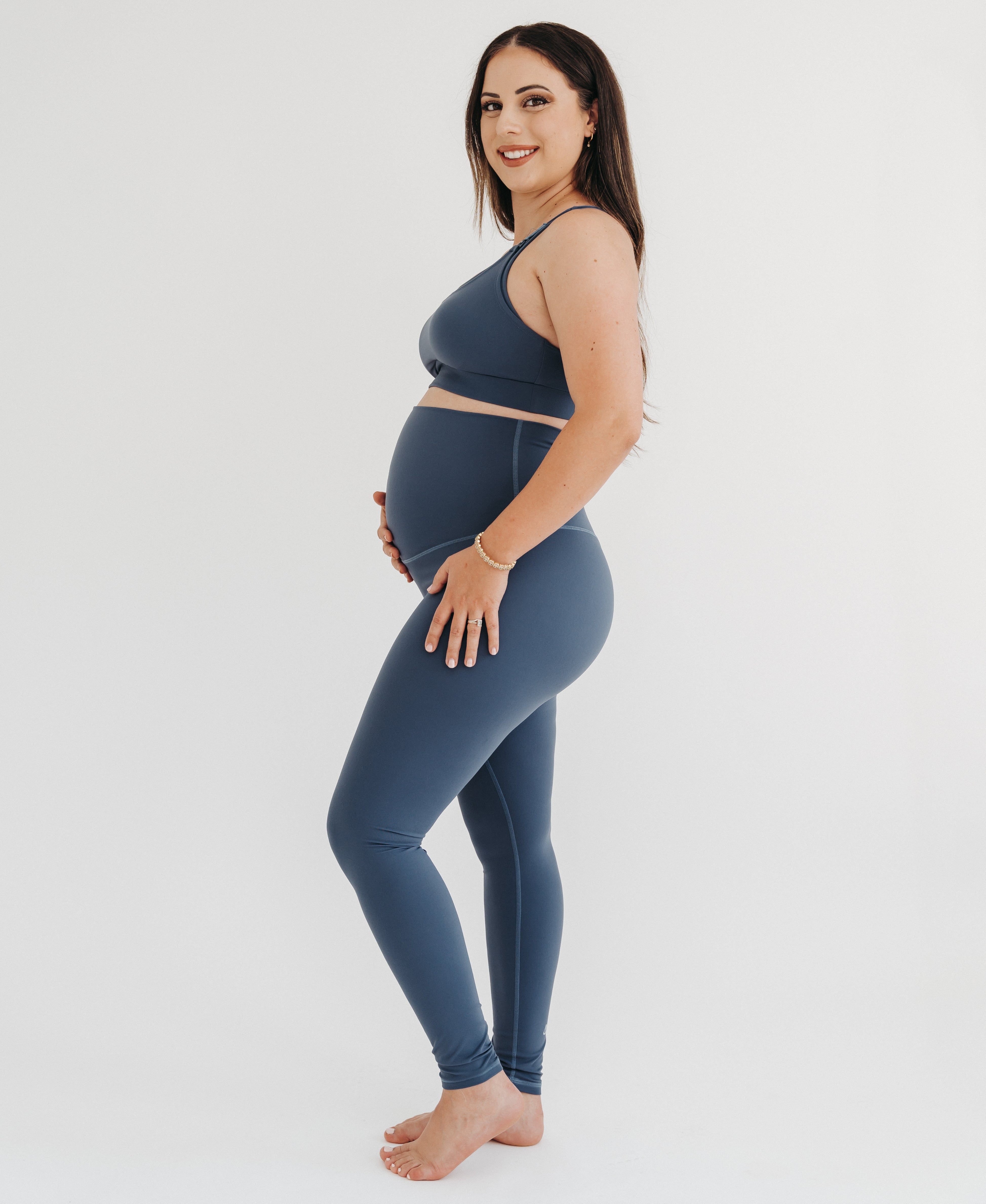 AXK CORE Curve Maternity Legging - Blue