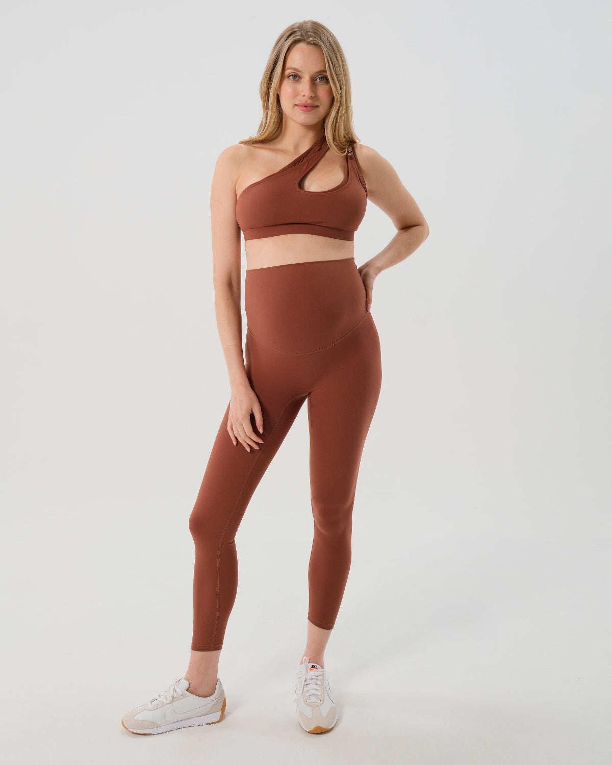 AXK CORE Classic Maternity Legging - Brown